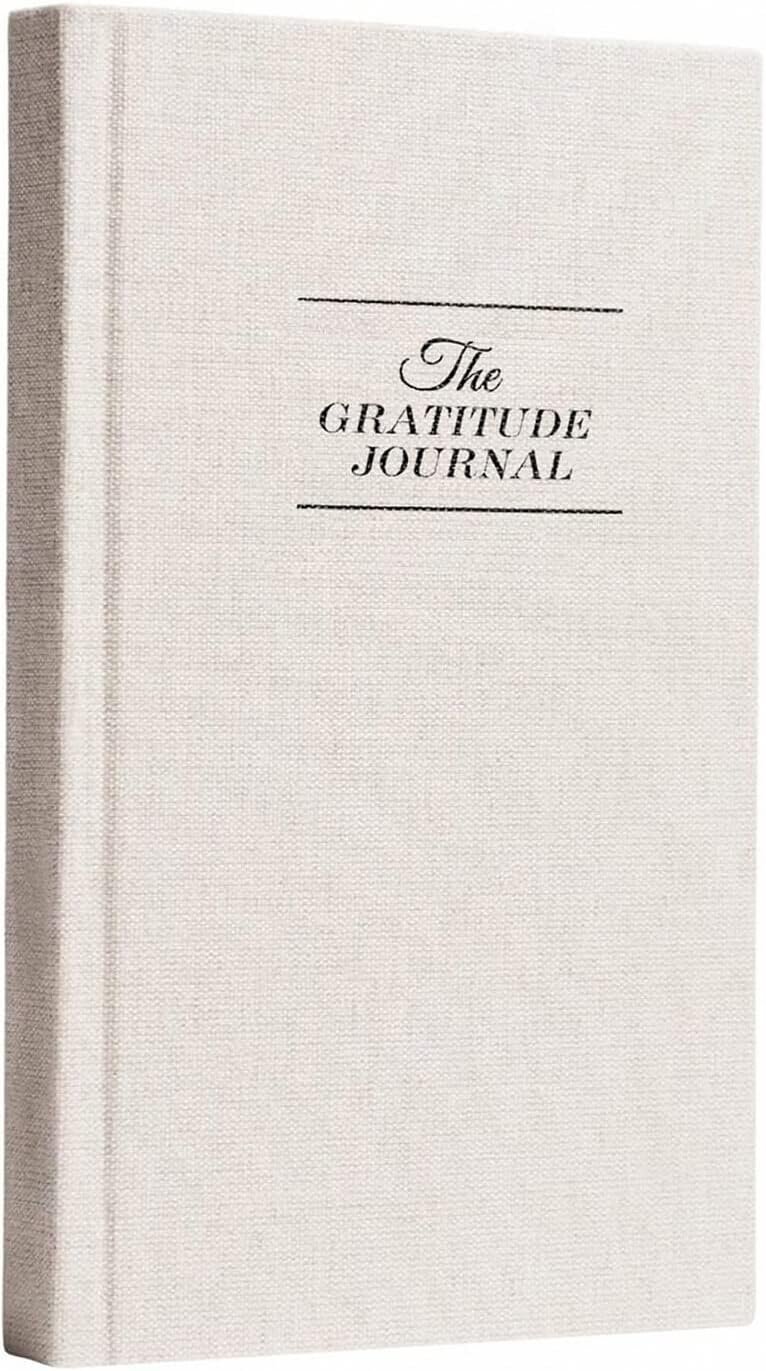 The Gratitude Journal for More Happiness, Optimism, Affirmation & Reflection – An Effective Manifestation Guide Journal, Undated Daily Journals for Women & Men (Beige)