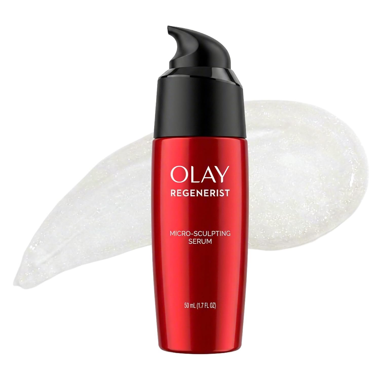 Olay Regenerist Micro-Sculpting Serum, Face Serum for Women, Fragrance-Free, Anti-Aging, Anti-Wrinkle, Firming Skin Care – Triple Collagen Cream, Peptide, Niacinamide, 1.7 Oz