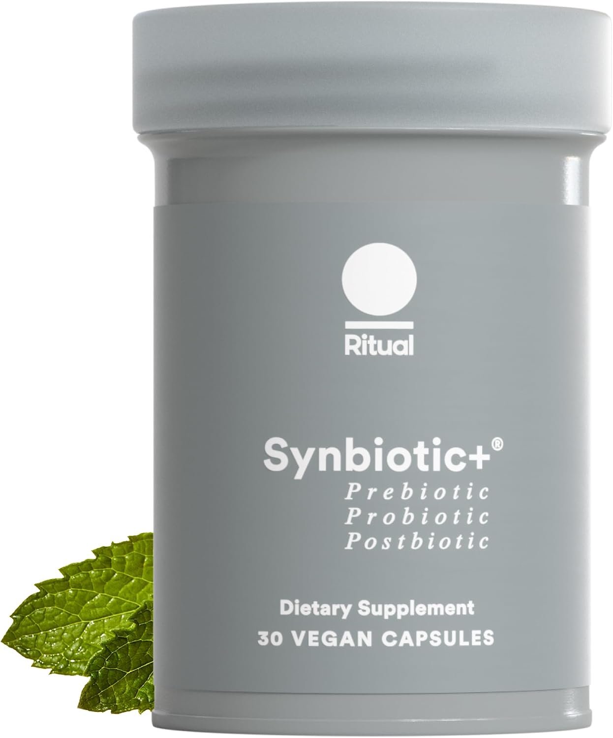 Ritual Synbiotic+ 3-in-1 Probiotic Supplement – 30 Capsules – 30 Servings