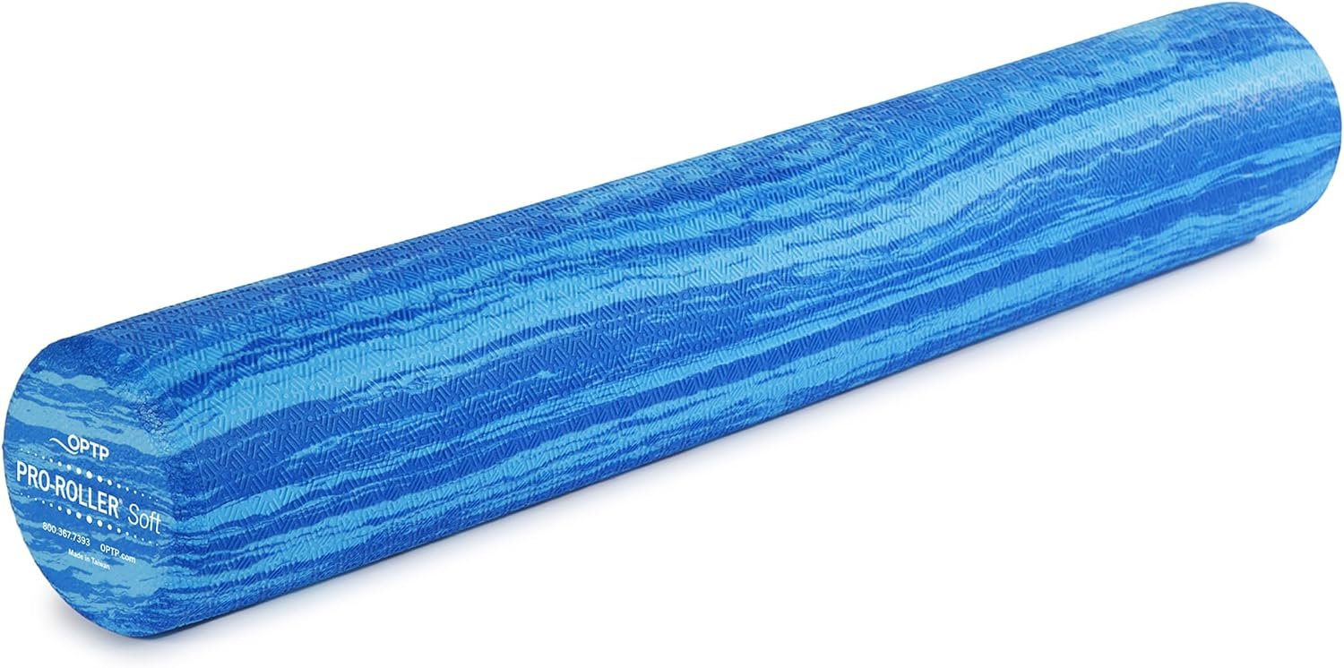 OPTP PRO-Roller Soft Density Foam Roller – Round, Blue, 36″ x 6″
