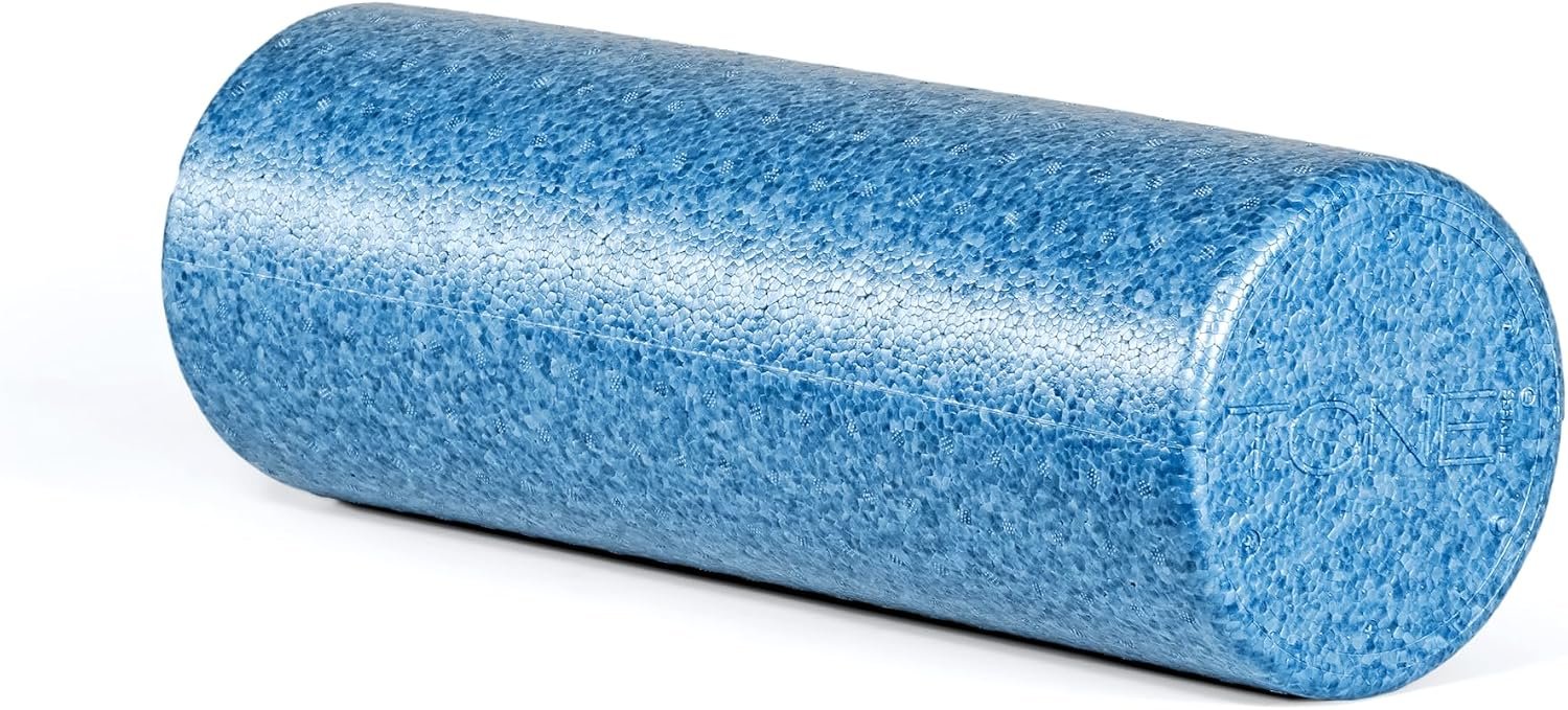 TONE Fitness Firm High-Density Foam Roller for Exercise, Massage & Recovery
