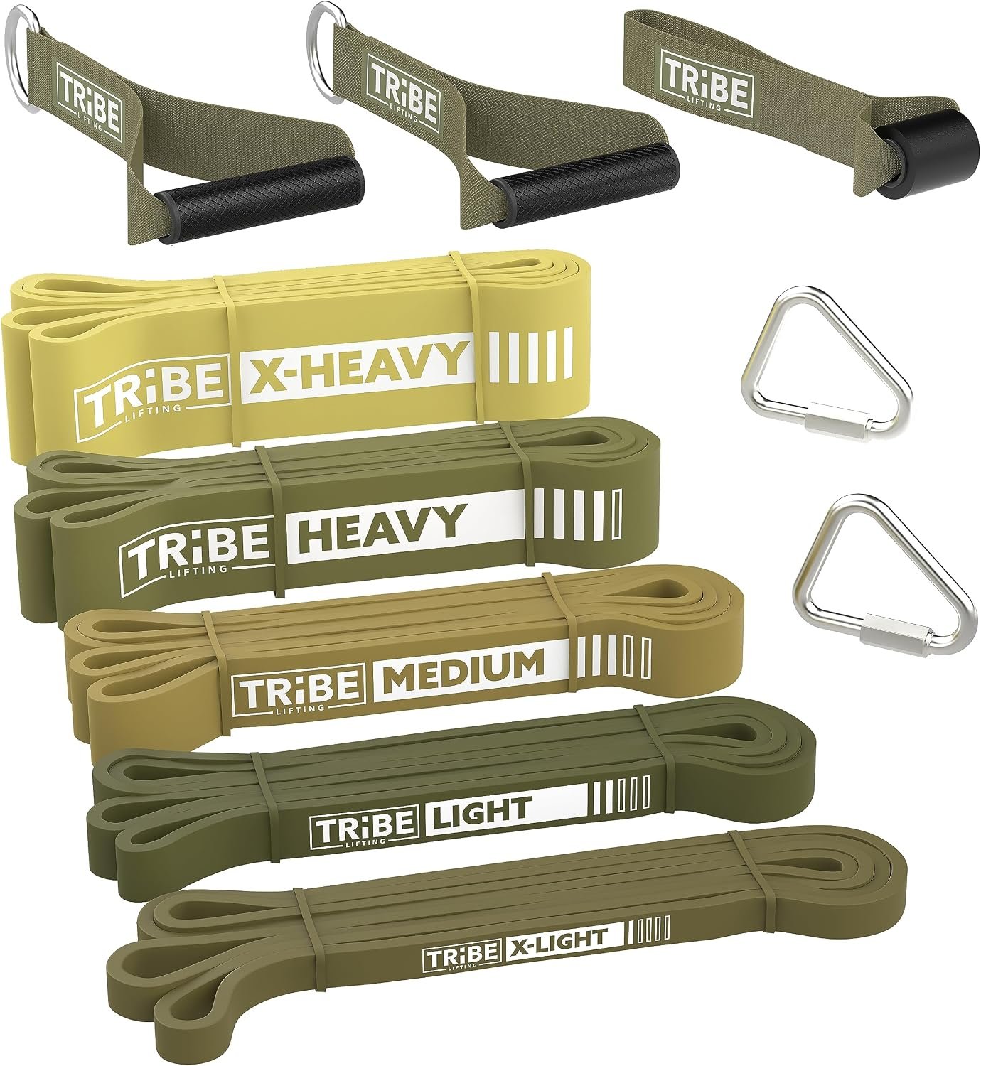 Long Resistance Bands Set, 5 Pull Up Assistance Bands for Working Out