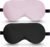 BeeVines 100% Mulberry Silk Sleep Mask, Light Blocking Eye Masks (2 Packs)