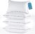 JOLLYVOGUE Pillows Standard Size Set of 4, Cooling Standard Pillow with Oeko-Tex Certified Down Alternative Filling for Side, Back, and Stomach Sleepers, Hotel Collection