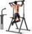 YYJO Foldable Pull Up Bar Free Standing Multi-function Power Tower Dip Bar with Assistance Bands Home Gym Strength Training Equipment