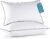 JOLLYVOGUE Pillows Standard Size Set of 2, Cooling and Firm Pillows with Oeko-Tex Certified Down Alternative Filling for Side, Back, and Stomach Sleepers, Hotel Collection