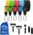 Bodylastics Patented Basic Series Resistance Band Set – Resistance Bands with Snap Reduction Tech, 2 Handles, 2 Ankle Straps, 1 Door Anchor & 1 Carry Bag