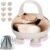 COMFIER Cordless Scalp Massager with Heat, Waterproof Electric Head Massager for Deep Scalp Cleansing, Hair Care & Daily Relaxation, Rechargeable 3 Modes, Gift for Women Men