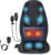 Vibration Massage Seat Cushion with Heat, 8-Motor Chair Massager Pad with Manual Adjustable Lumbar Support, 9 Modes, 3 Intensities and 20-Min Auto Shut-Off for Office Chair, Sofa and Recliner