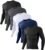 Dalavch 1/5 Pack Men’s Compression Shirts Long Sleeve Athletic Workout Tops