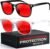 livho High Tech Blue Light Blocking Gaming Glasses – Red Lenses
