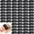 Tarpop 200 Pcs Eye Mask Sleeping Blindfold Eye Cover with Adjustable Strap for Games Party Team Building Travel Individually Wrapped Sleep Mask for Women Men (Black)