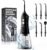 Cordless Water Flosser for Teeth Cleaning, Gums & Braces, 5 Cleaning Modes with DIY Mode, 6 Jet Tips, 320ml Water Tank, Rechargeable Oral Irrigator, IPX7 Waterproof for Home & Travel, Black