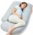 Momcozy Cooling Pregnancy Pillow – U Shaped Full Body Maternity Pillow