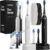 Aquasonic Duo – Dual Handle Ultra Whitening 40,000 VPM Wireless Charging Electric ToothBrushes – 3 Modes with Smart Timers – 10 Dupont Brush Heads & 2 Travel Cases Included