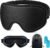 WAOAW Sleep Mask for Men Women: Blackout Eye Masks for Sleep – 3D Breathable Soft Comfortable Eye Mask for Travel – Adjustable Light Blocking Night Masks for Sleeping