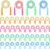 40 Pack Colorful Kids Jump Rope Set, 7.6ft Colorful Jump Rope for Kid Bulk Adjustable Length Stripe Skipping Ropes with Plastic Handles for Outdoor Exercise Sport Party Equipment