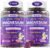 Magnesium Glycinate Gummies for Adults & Kids 4+, Sugar Free Magnesium Bisglycinate Supplement 400/200mg with B6D3, L-Theanine for Sleep & Relaxation, Brain, Muscle, Melatonin Free Gummies,2Pack