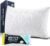 BETU Cooling Pillow Queen Size, Shredded Memory Foam Cool Pillow for Hot Sleepers, Adjustable Firm Soft Support Bed Pillows Perfect for Back Neck Pain and Side Sleeping with Pillow Case Cover, White