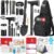 Survival Kit, 262Pcs Survival Gear and Supplies with First Aid Kit Pouch and Crossbody Bag, Emergency Kit with Tent, Camping Axe Hammer, Survival Shovel w/Pick, Bug Out Bag Gifts for Men Women