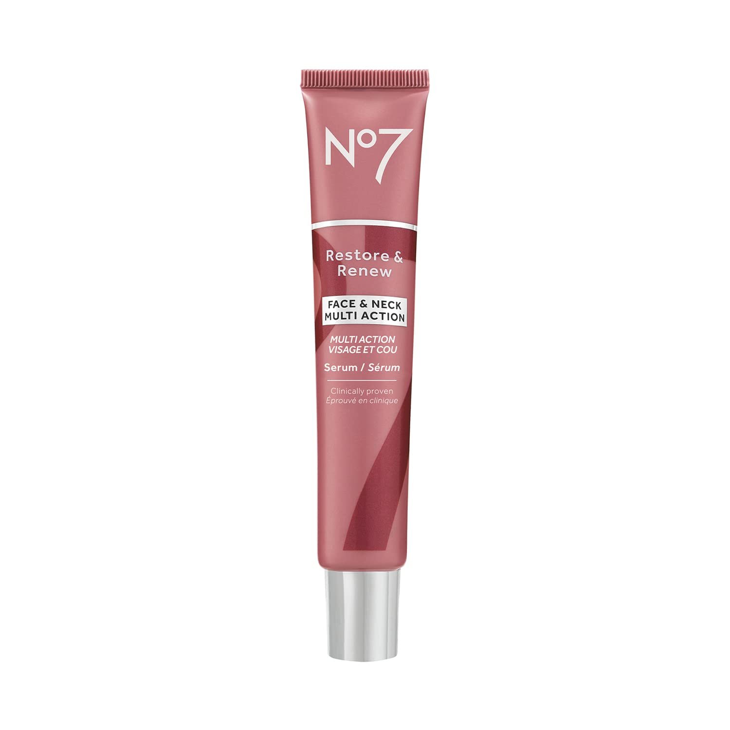 No7 Restore & Renew Sculpting Serum for Face & Neck, 1.69 Oz