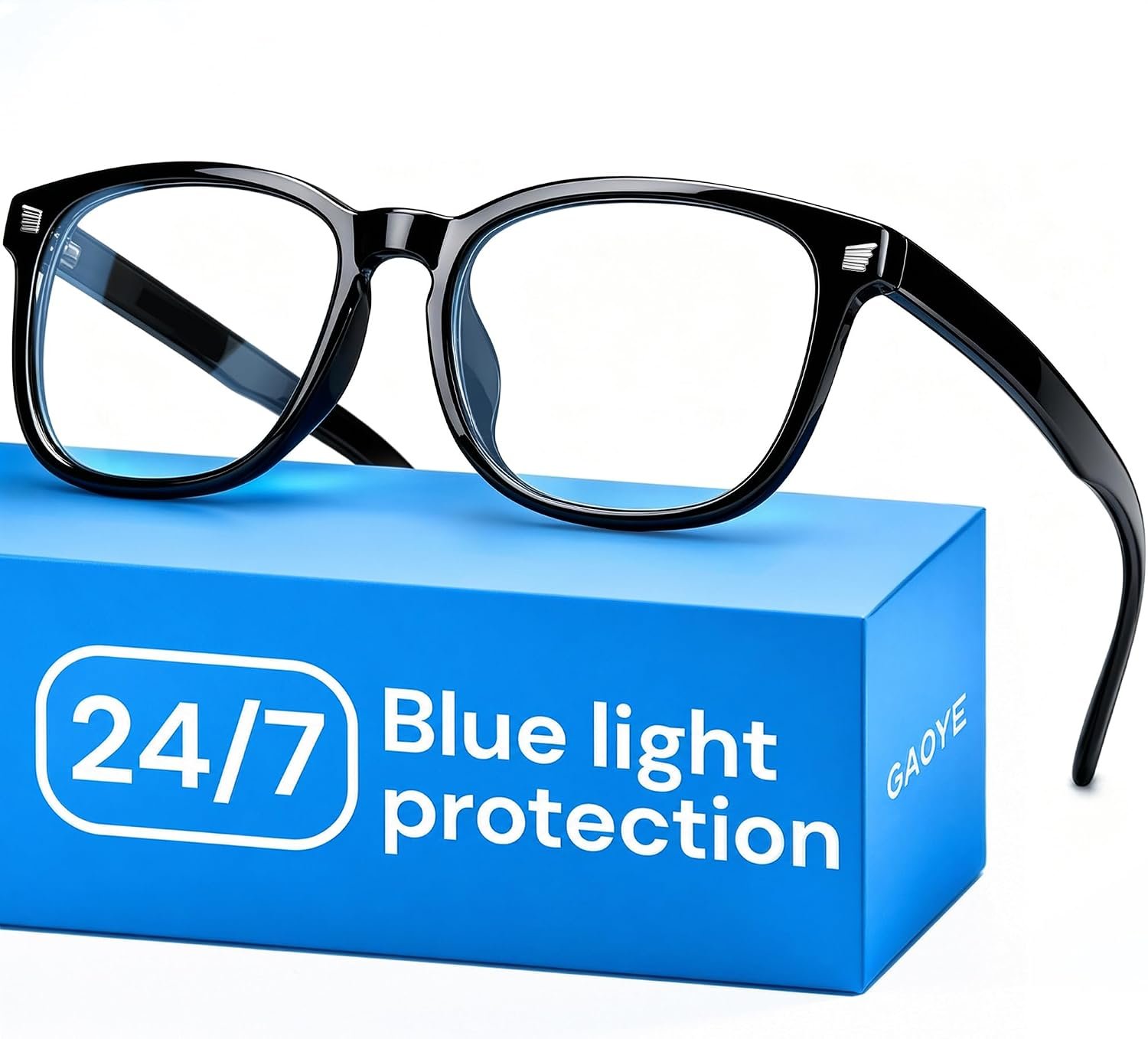 Gaoye Blue Light Glasses for Computer & Gaming – Black