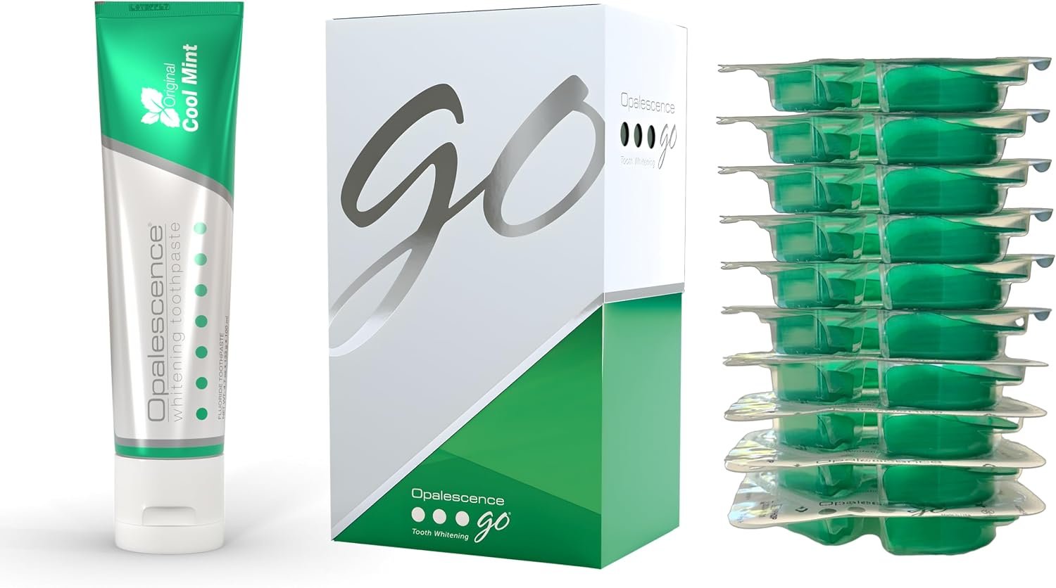 Opalescence GO Teeth Whitening Trays 15 & Original Toothpaste 5194-5166