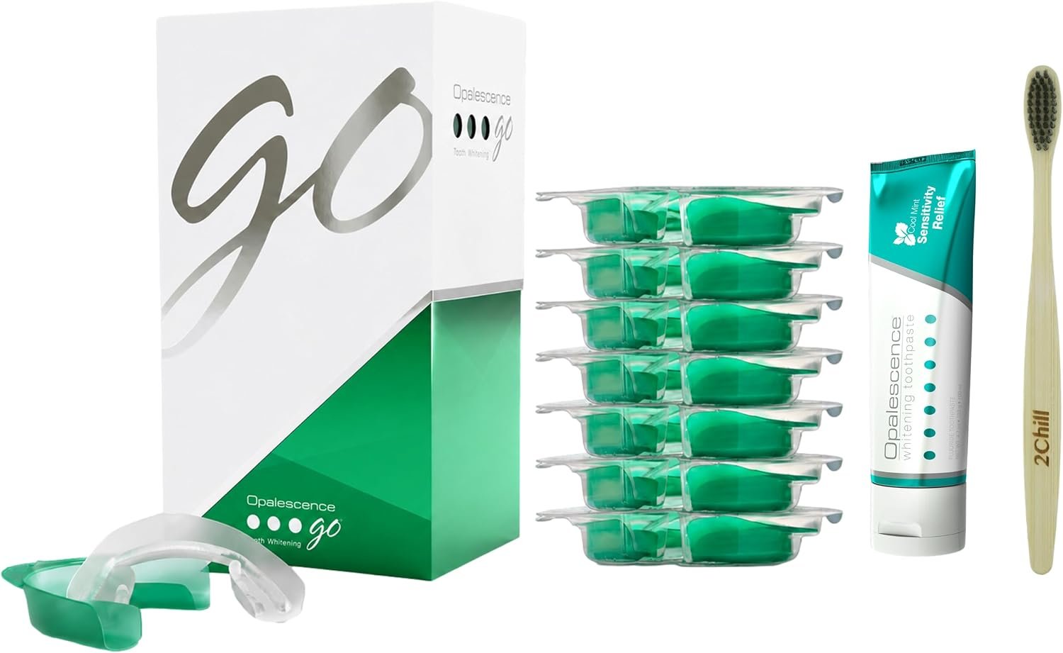 Opalescence GO 15 Teeth Whitening Trays Bundle – Hydrogen Peroxide 6288-T