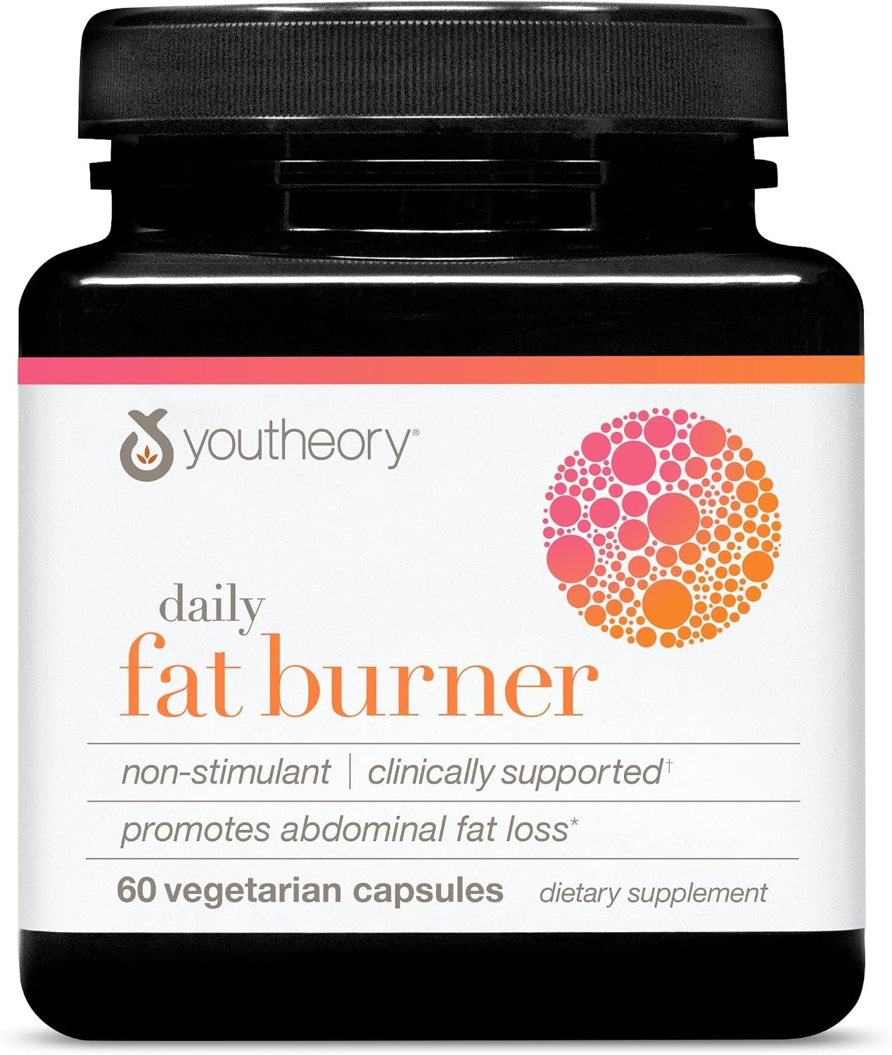 Youtheory Daily Fat Burner, 60 Capsules, 60-Day Supply
