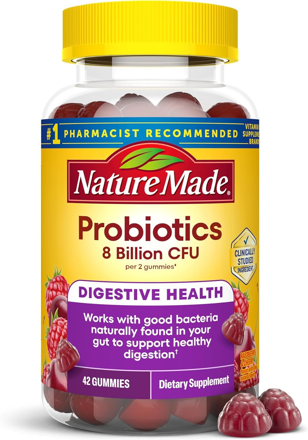 Nature Made Probiotics for Women and Men, 42 Probiotic Gummies
