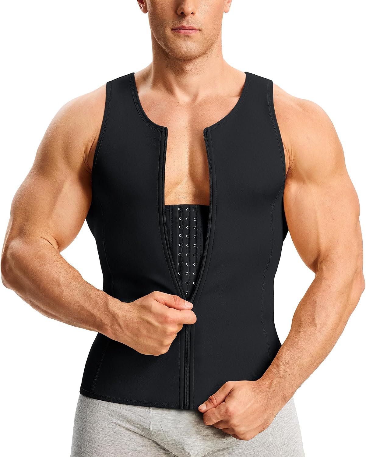 Nebility Compression Shirt Men Fajas Hombres Shapewear Tank Top Body Shaper