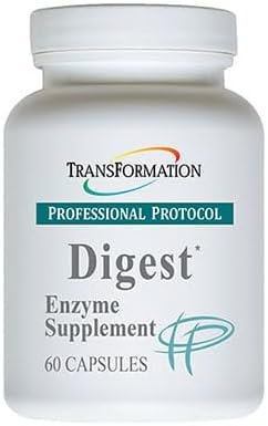 TRANSFORMATION THE GENESIS OF GOOD HEALTH Enzyme – Digest Wellness Supplement Capsules, Supports Digestive & Immune System Health, Aids Digestion of Lipids to Enhance Performance of Pancreas and Liver