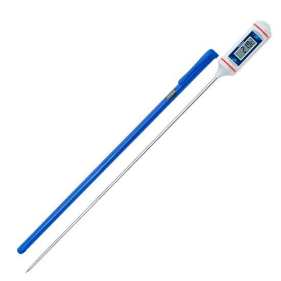 Traceable Digital Pocket Thermometer with Calibration, 302°F; 8″ Long-Stem