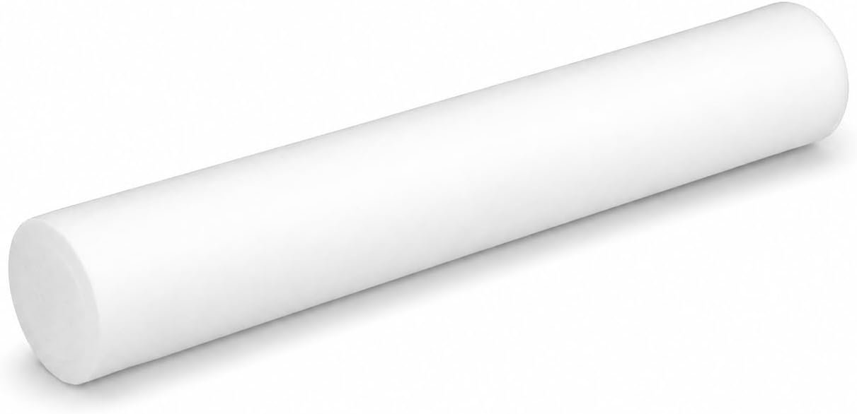 Firm White PE Foam Roller (36″ Full Round)