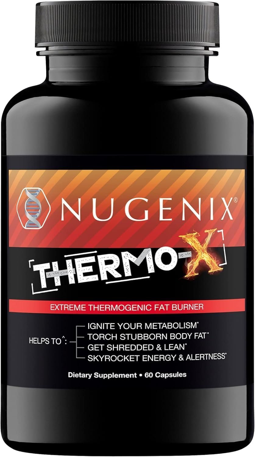 Nugenix Thermo-X: Thermogenic Fat Burner for Men, Metabolism Booster, 60ct
