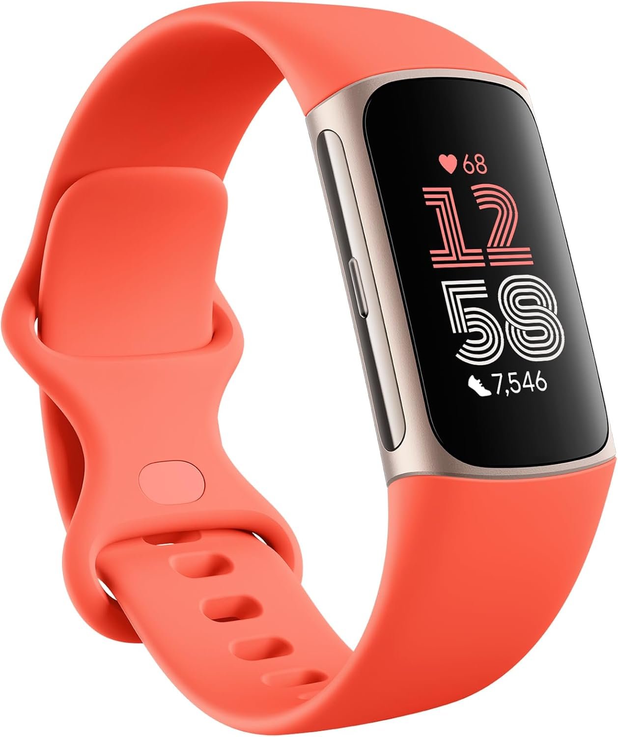 Google Fitbit Charge 6 – Fitness Tracker – Gold/Coral