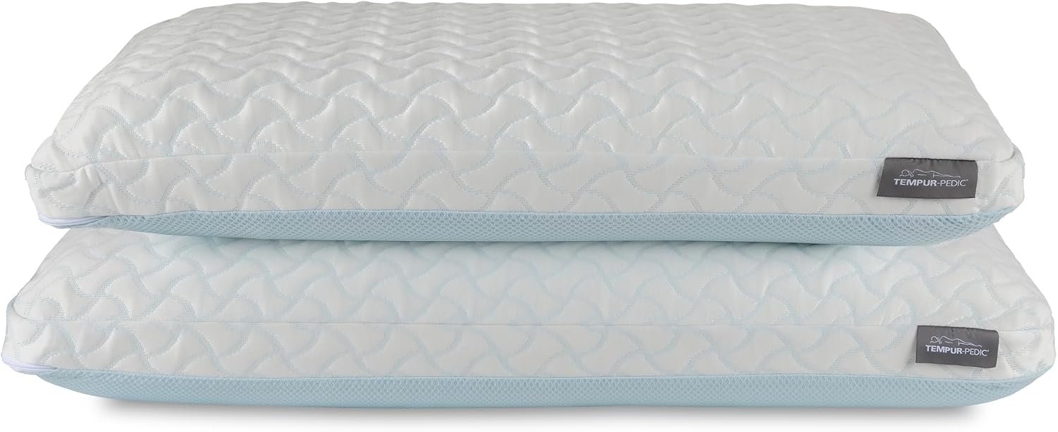 Tempur-Pedic TEMPUR-Cloud® + Cooling Pillow, Standard – 2-Pack