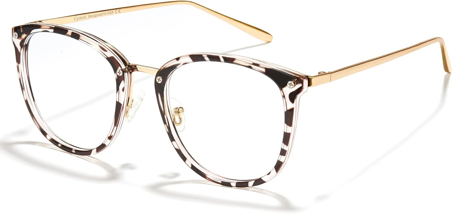 Cyxus Blue Light Glasses for Woman, Lightweight Computer Glasses 8169