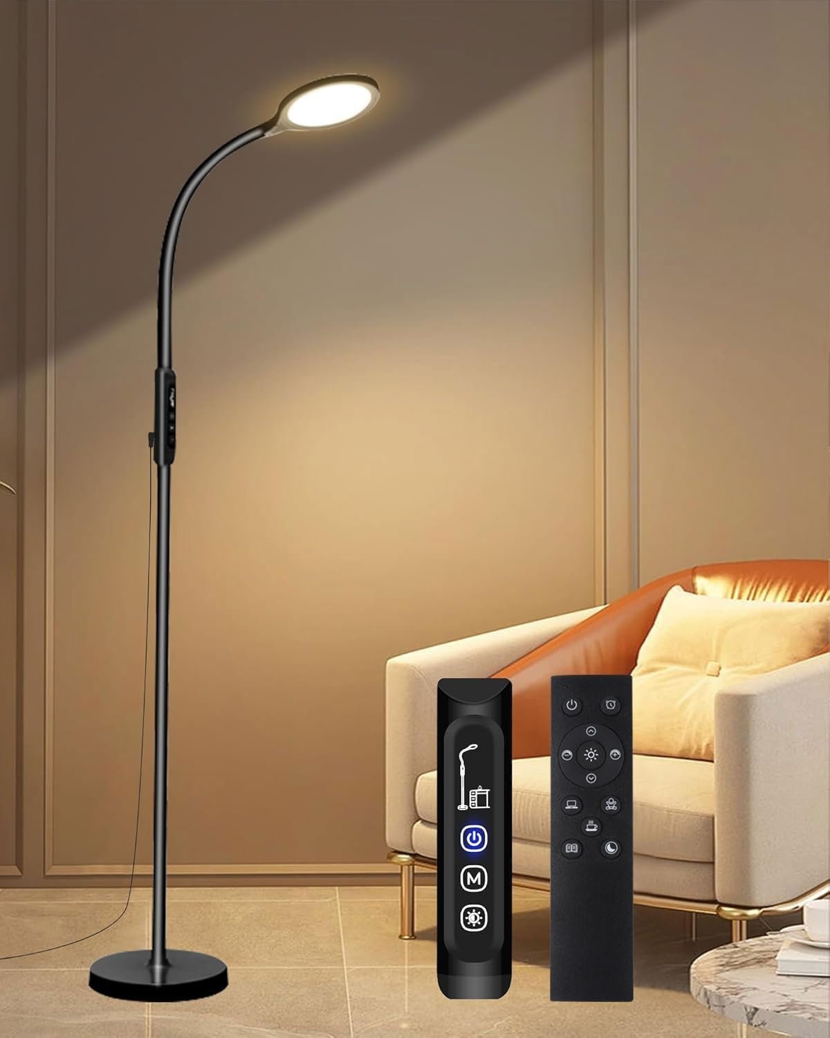 Aoife 11000LUX Sun lamp 10-Level Dimming 10 Color Temps (Black)