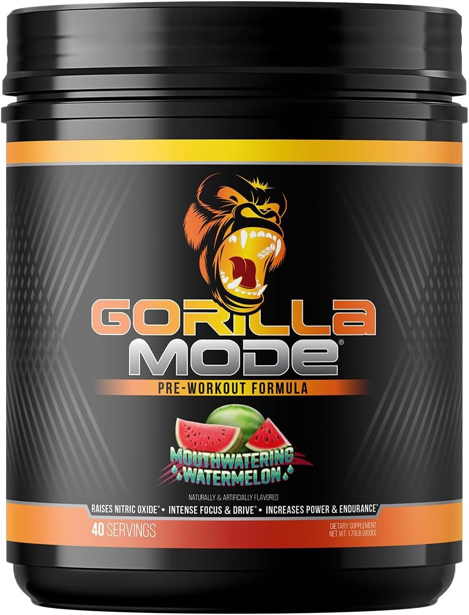 Gorilla Mode Pre Workout – Massive Pumps | 800g (Watermelon)