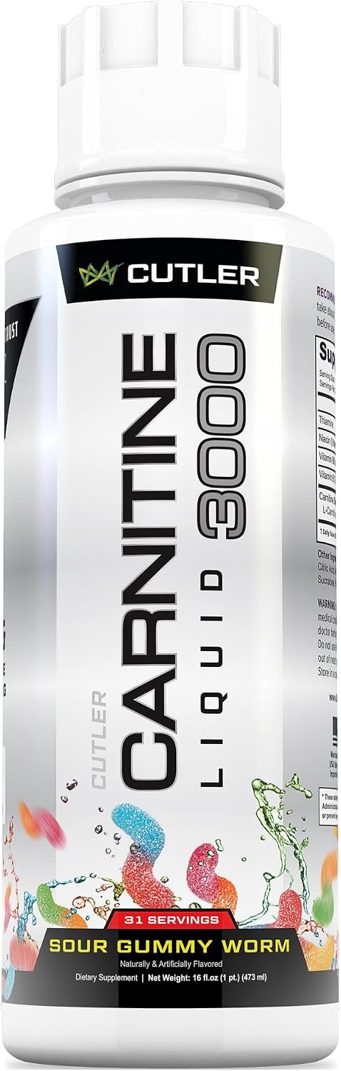 Cutler Nutrition Liquid L-Carnitine Fat Burner with Acetyl L-Carnitine