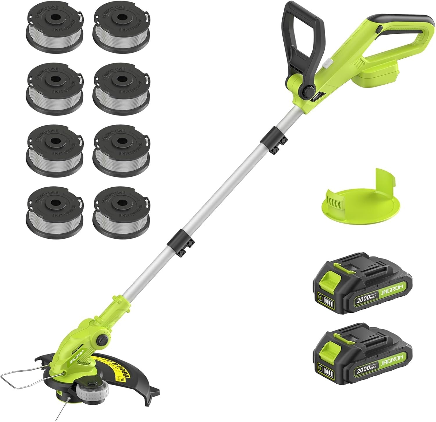 Electric String Trimmer Cordless with 2.0Ah Battery & Charger 20V Lawn Tool