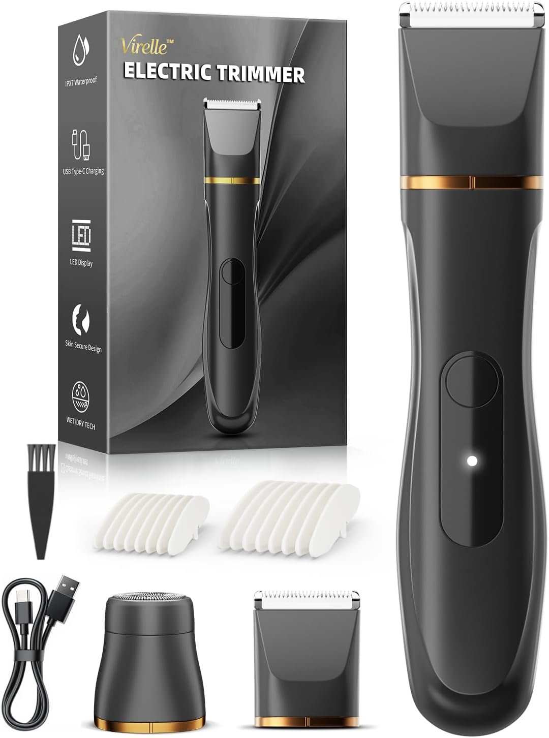 Electric Razor for Men – Hair Shaver & Facial Grooming Kit,Gift for Dad Him