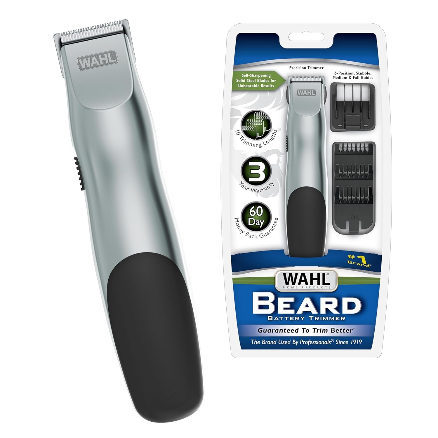 Wahl Groomsman Battery Facial Hair Trimmer for Beard & Mustache Trimming