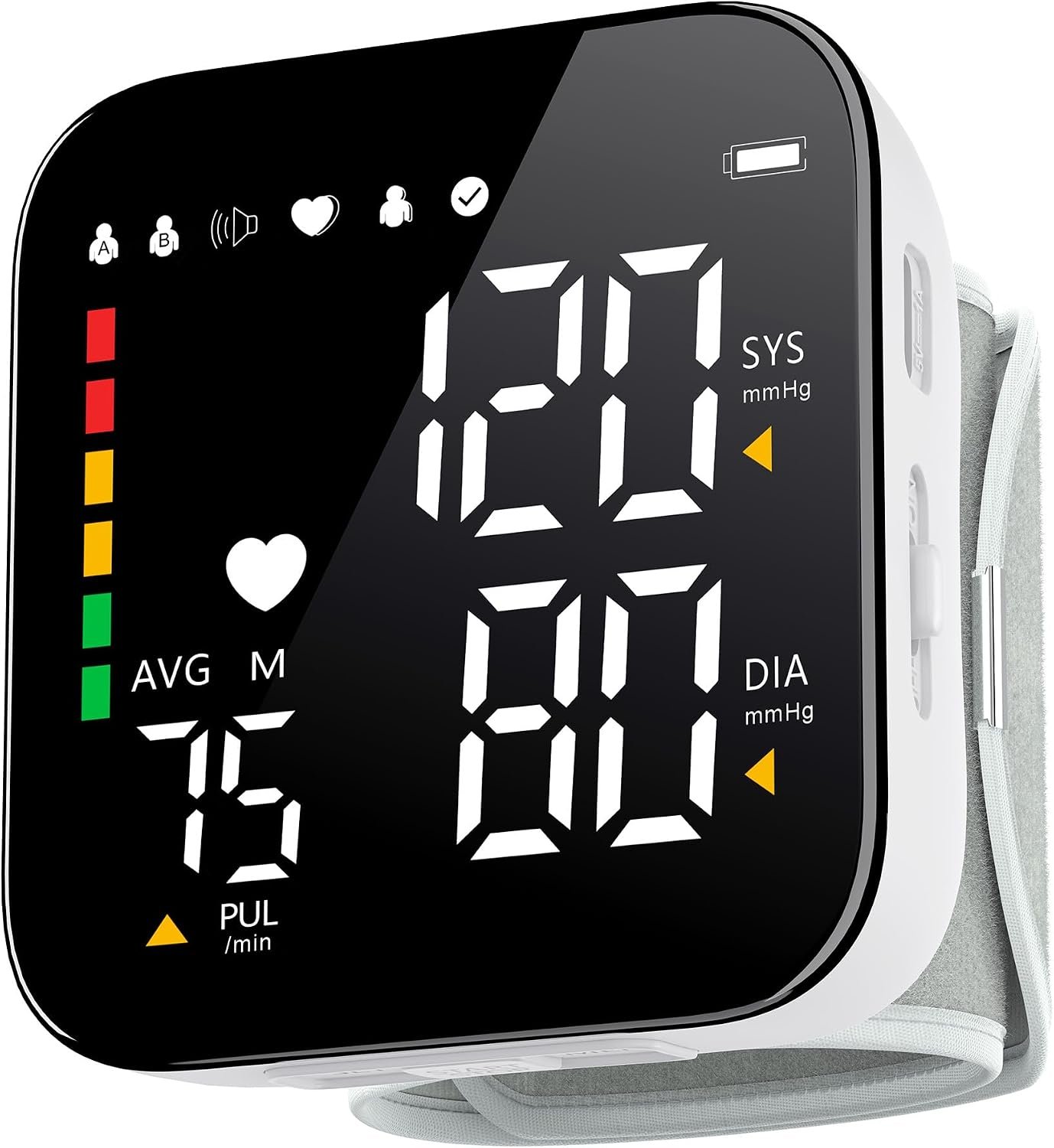 Blood Pressure Monitor Rechargeable 2×90 Memory Machine with Carrying Case