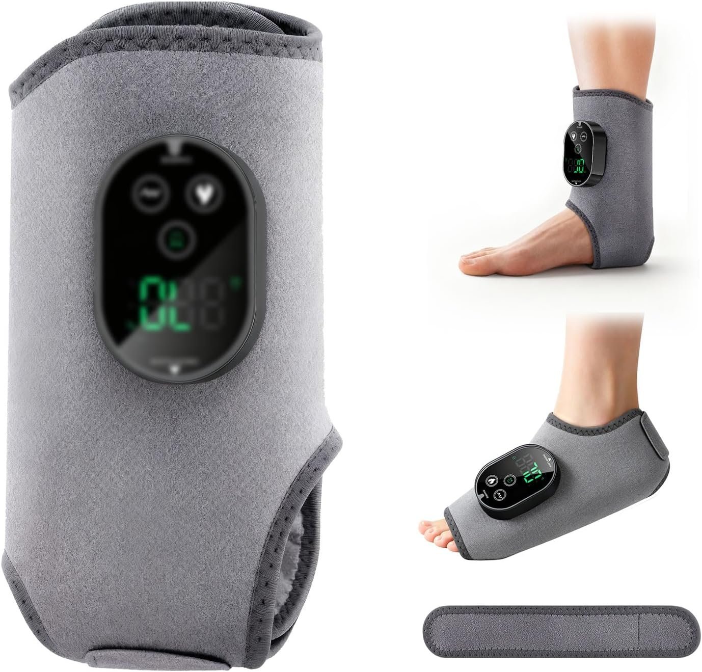 Foot Massager Features A Heating Function, 6 Temperature Settings, and 3 Vibration Modes