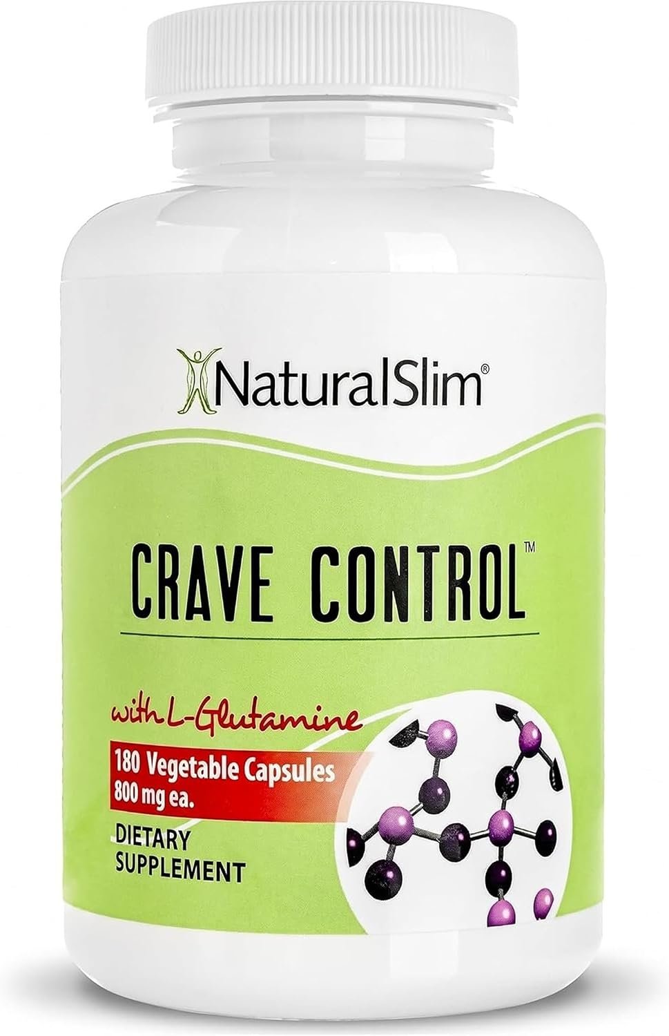 NaturalSlim Crave Control, Sugar & Carb Craving Support, 180 Veg Capsules