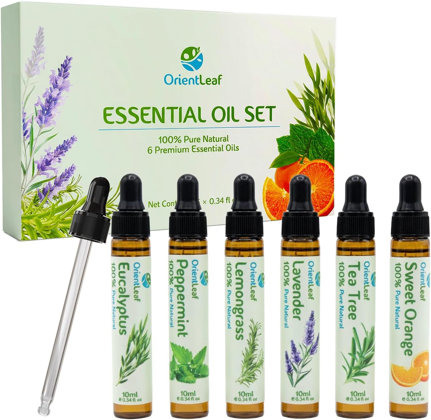 Essential Oil Gift Set, Blends for Diffusers, Aromatherapy, Humidifiers