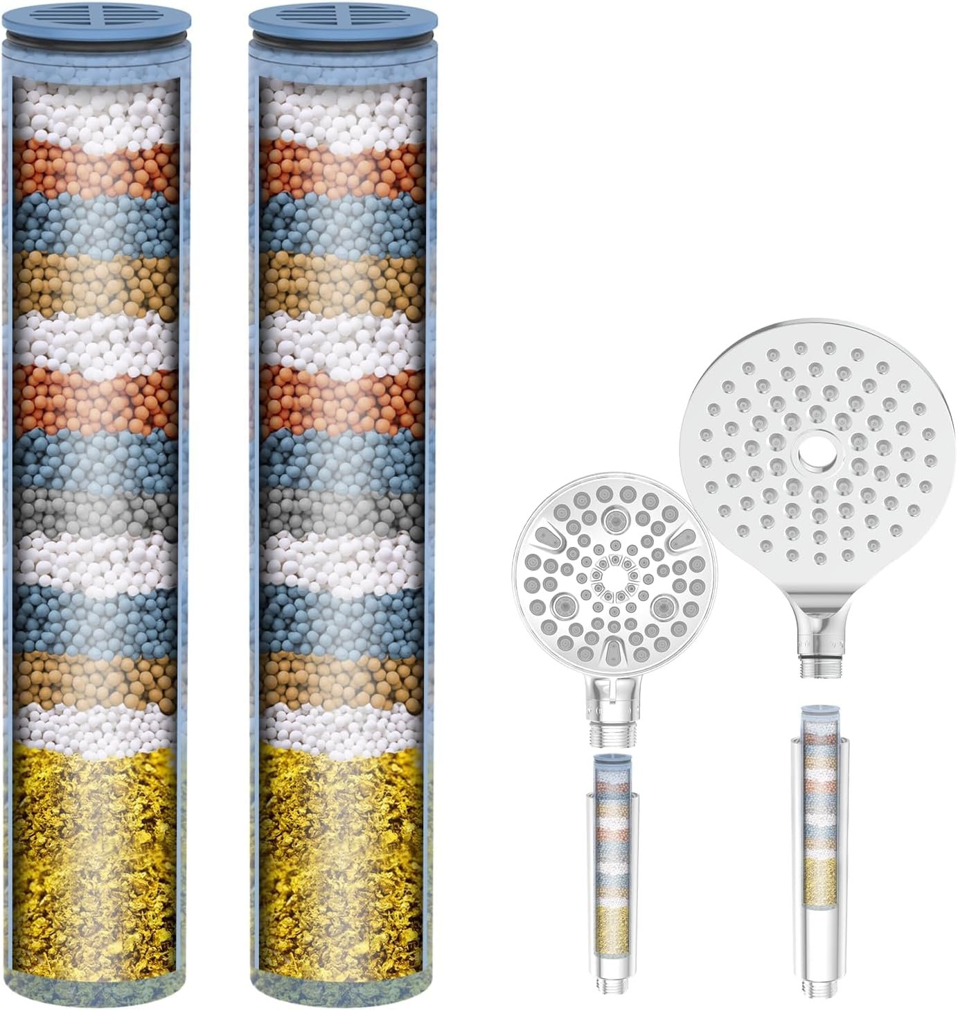 MakeFit Genuine Replacement Filter for Handheld Showerhead 2-PACK (MFR101)