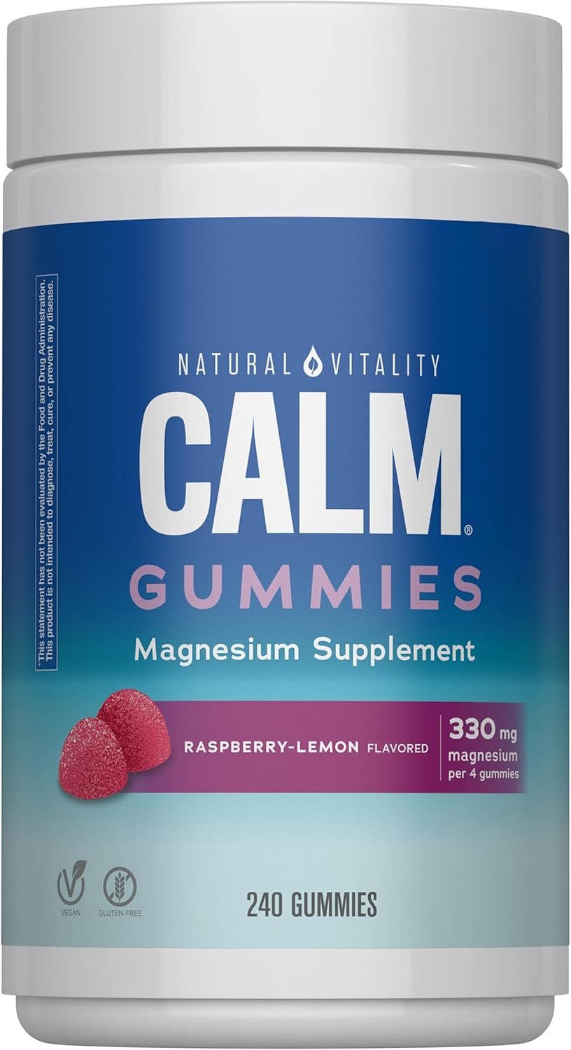 Natural Vitality Calm Magnesium Gummies | 330mg Per Serving